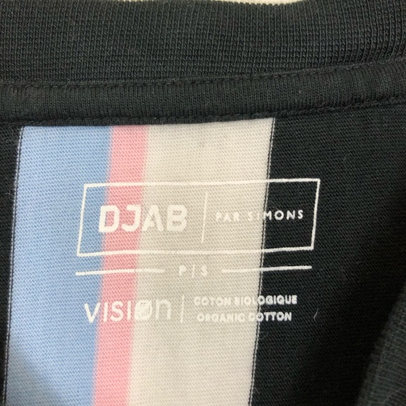 Simons DJAB Striped Embroidered T-Shirt Sz S - Picture 6 of 8